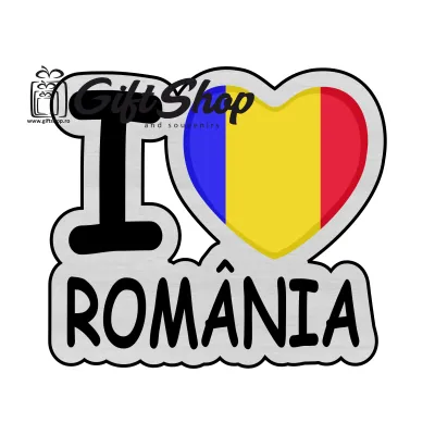 I love romania, magnet frigider mgs133